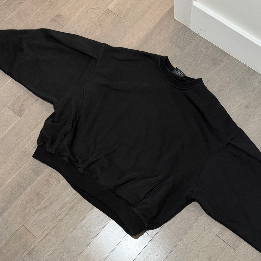 Popflex Brunch Sweater Black Crewneck Sweatshirt